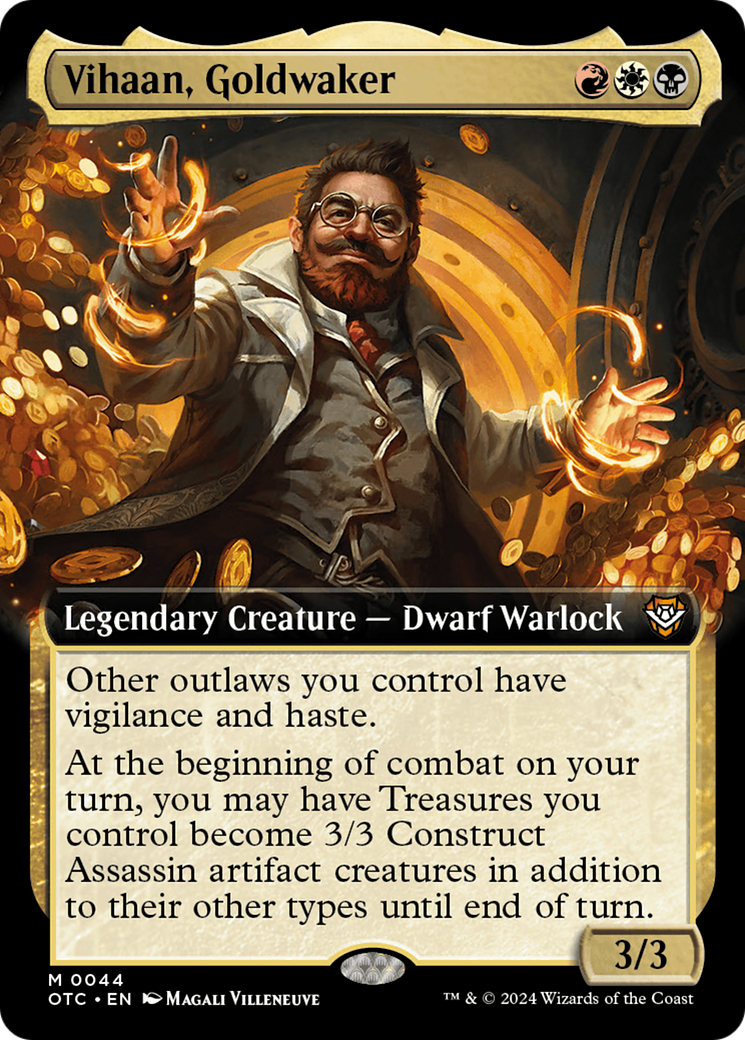 Vihaan, Goldwaker (Extended Art) [Outlaws of Thunder Junction Commander] | Cracking-Singles