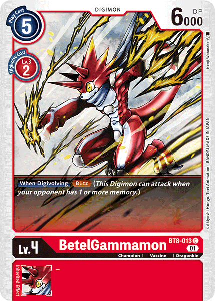 BetelGammamon [BT8-013] [New Awakening] | Cracking-Singles