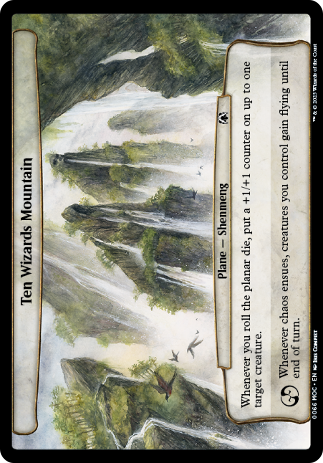 Ten Wizards Mountain [March of the Machine Commander] | Cracking-Singles