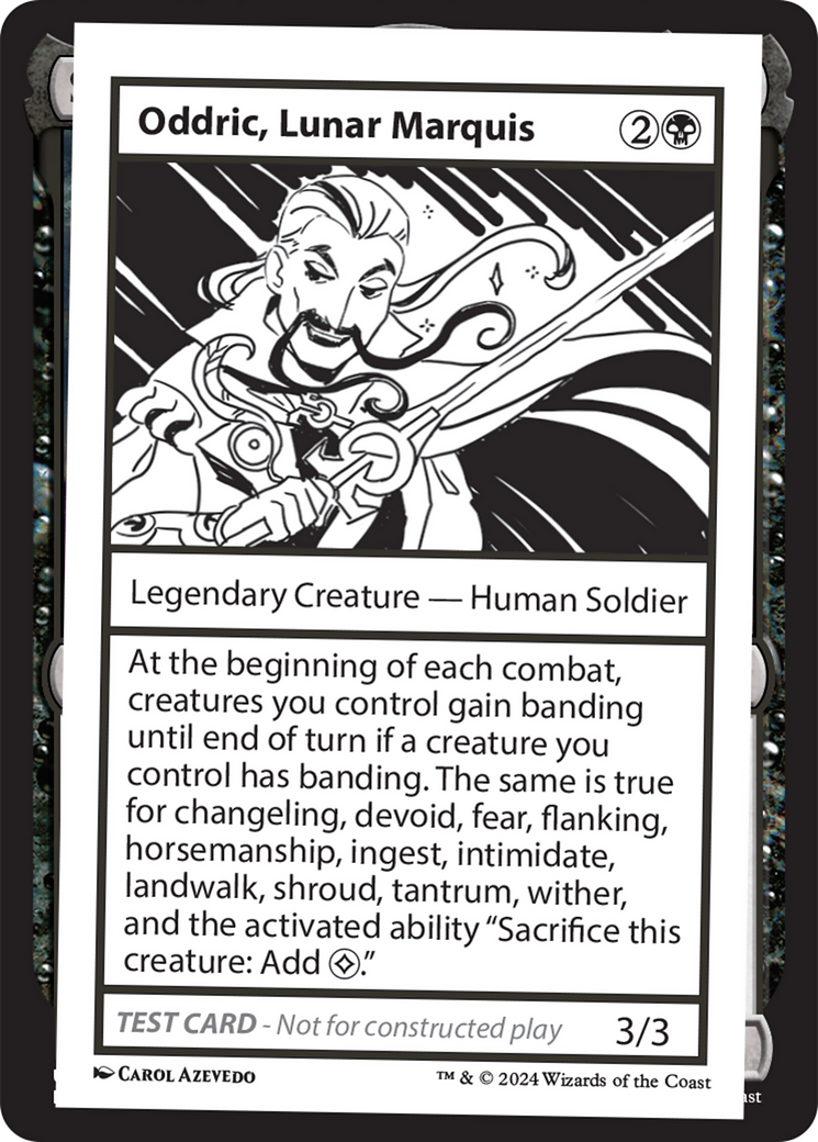 Oddric, Lunar Marquis [Mystery Booster 2 Playtest Cards] | Cracking-Singles