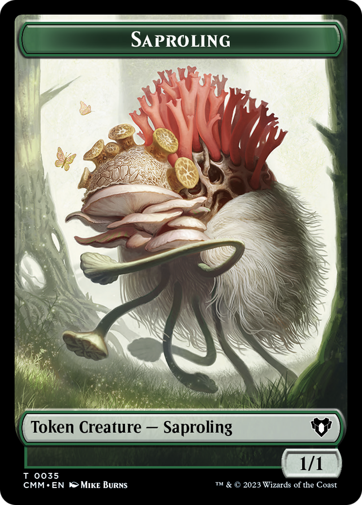 Saproling Token [Commander Masters Tokens] | Cracking-Singles