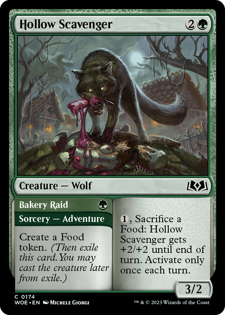 Hollow Scavenger // Bakery Raid [Wilds of Eldraine] | Cracking-Singles