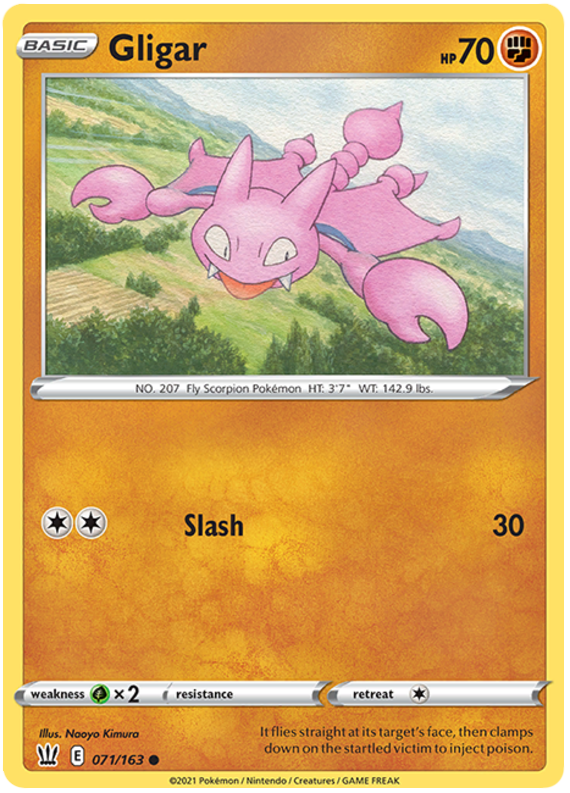 Gligar (071/163) [Sword & Shield: Battle Styles] | Cracking-Singles