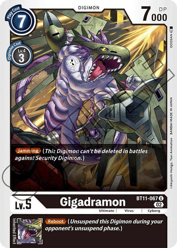 Gigadramon [BT11-067] [Dimensional Phase] | Cracking-Singles