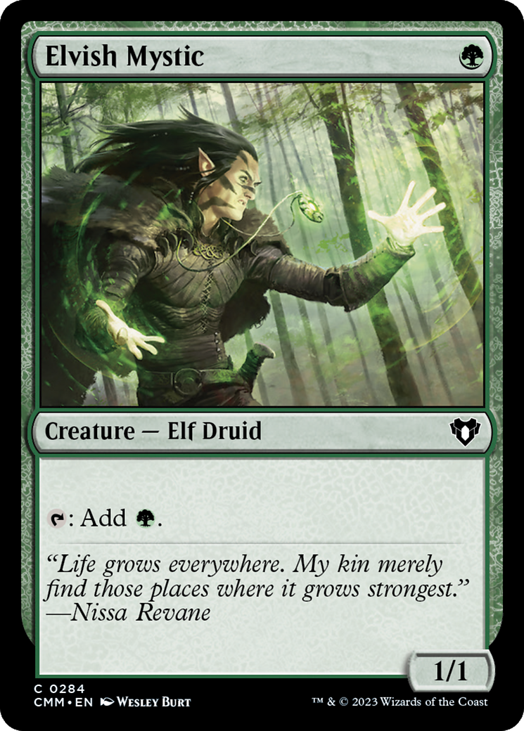 Elvish Mystic [Commander Masters] | Cracking-Singles