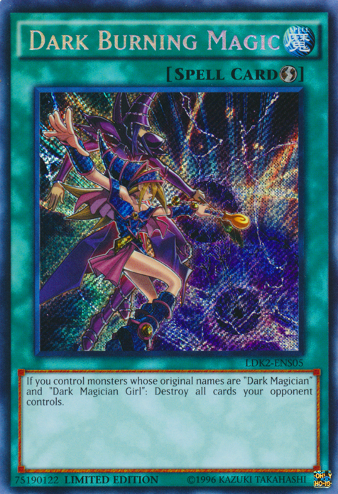 Dark Burning Magic [LDK2-ENS05] Secret Rare | Cracking-Singles