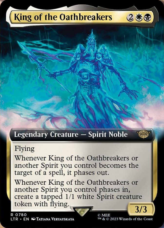 King of the Oathbreakers (Extended Art) (Surge Foil) [The Lord of the Rings: Tales of Middle-Earth] | Cracking-Singles