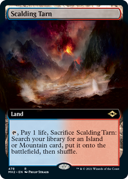 Scalding Tarn (Extended Art) [Modern Horizons 2] | Cracking-Singles