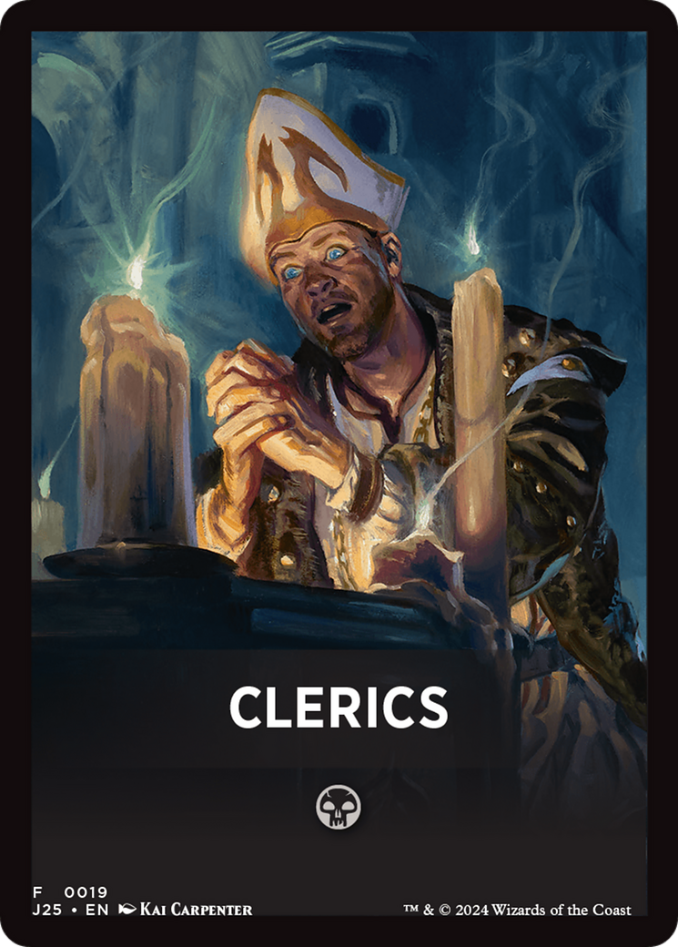 Clerics Theme Card [Foundations Jumpstart Front Cards] | Cracking-Singles