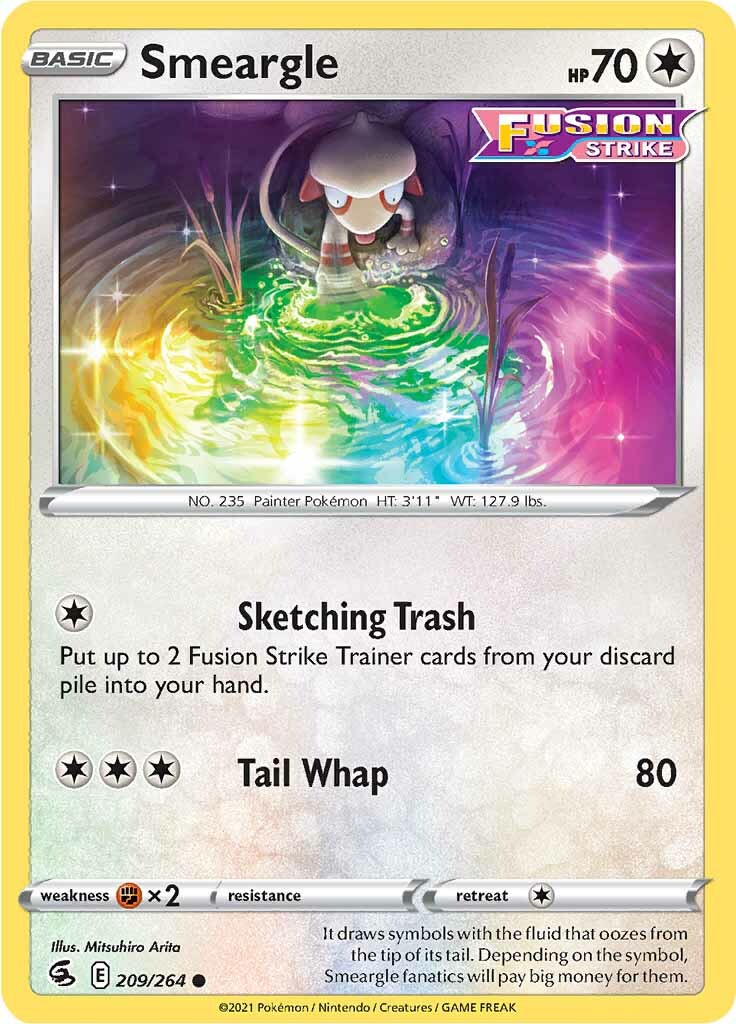 Smeargle (209/264) [Sword & Shield: Fusion Strike] | Cracking-Singles