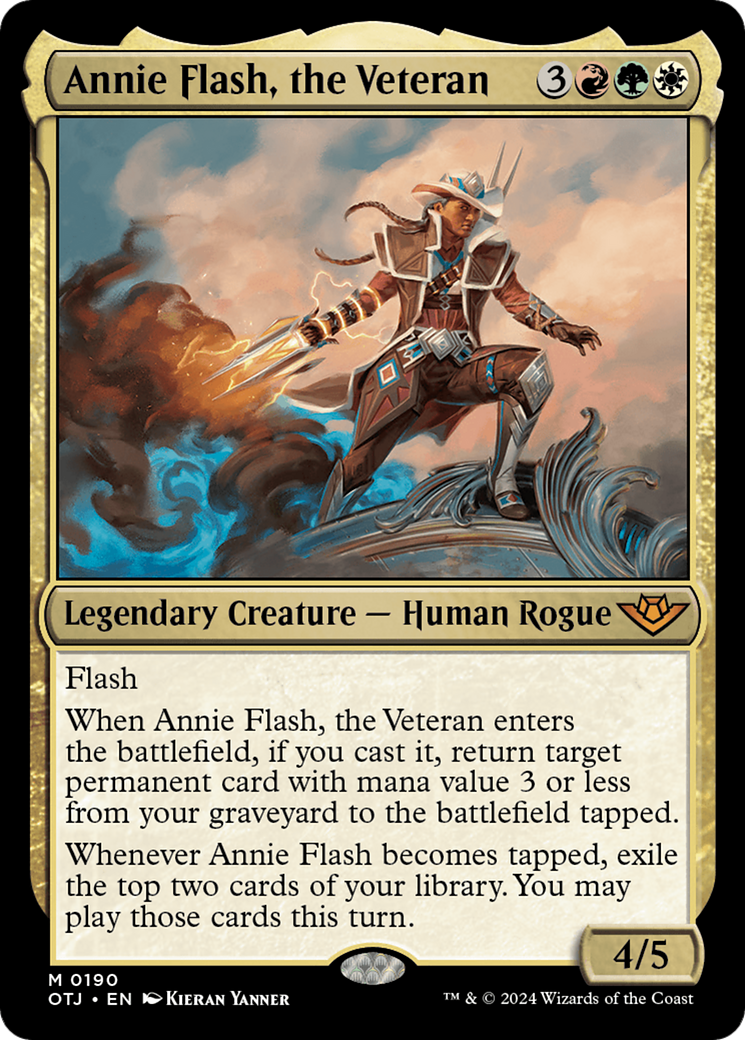 Annie Flash, the Veteran [Outlaws of Thunder Junction] | Cracking-Singles