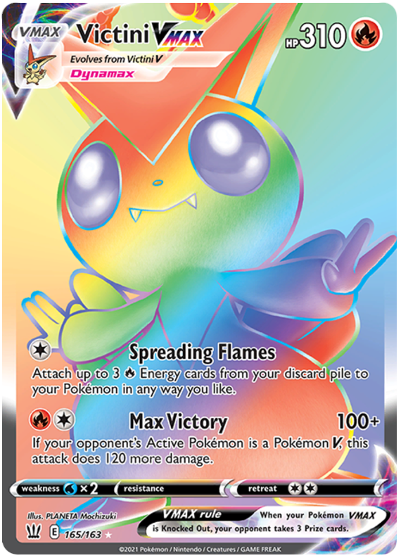 Victini VMAX (165/163) [Sword & Shield: Battle Styles] | Cracking-Singles