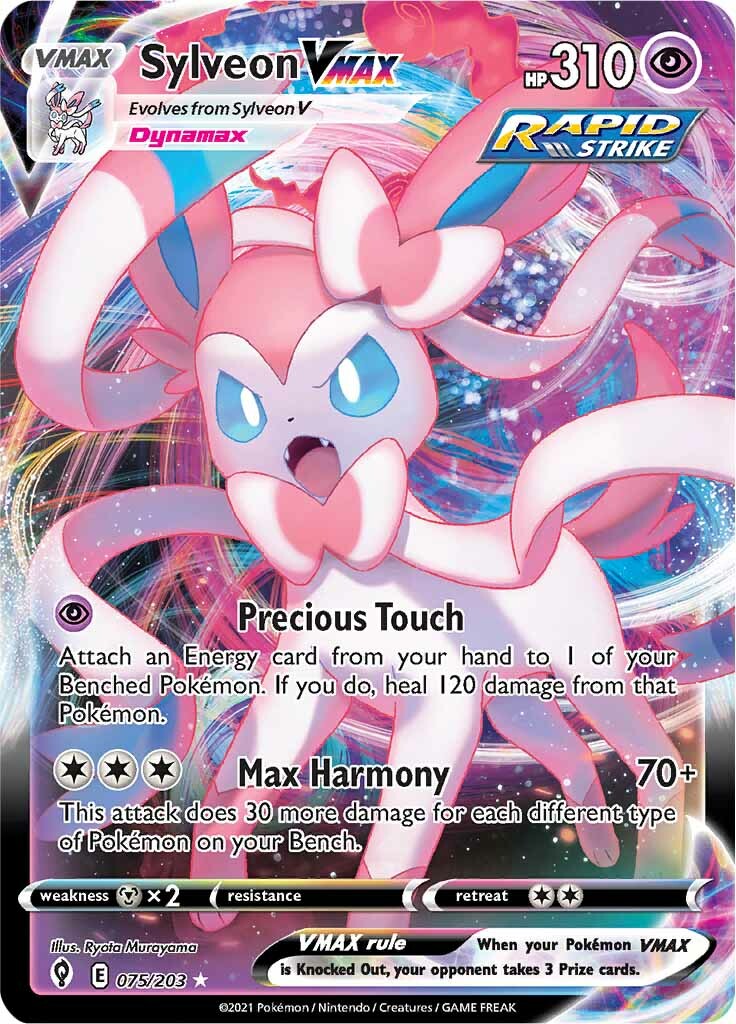 Sylveon VMAX (075/203) [Sword & Shield: Evolving Skies] | Cracking-Singles