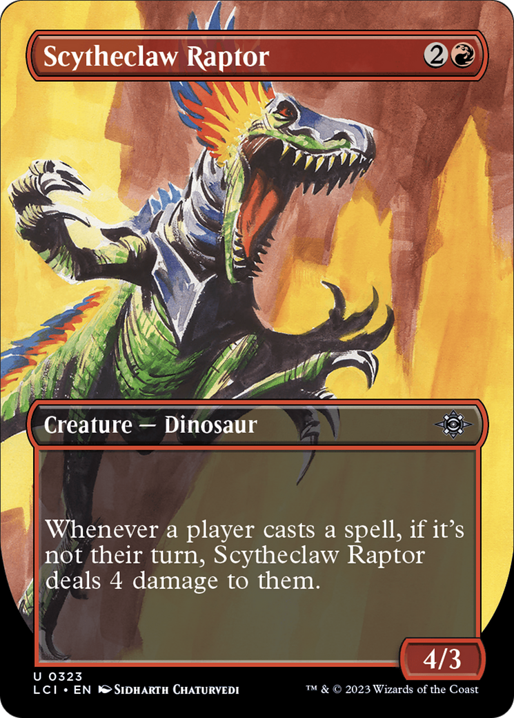 Scytheclaw Raptor (Borderless) [The Lost Caverns of Ixalan] | Cracking-Singles