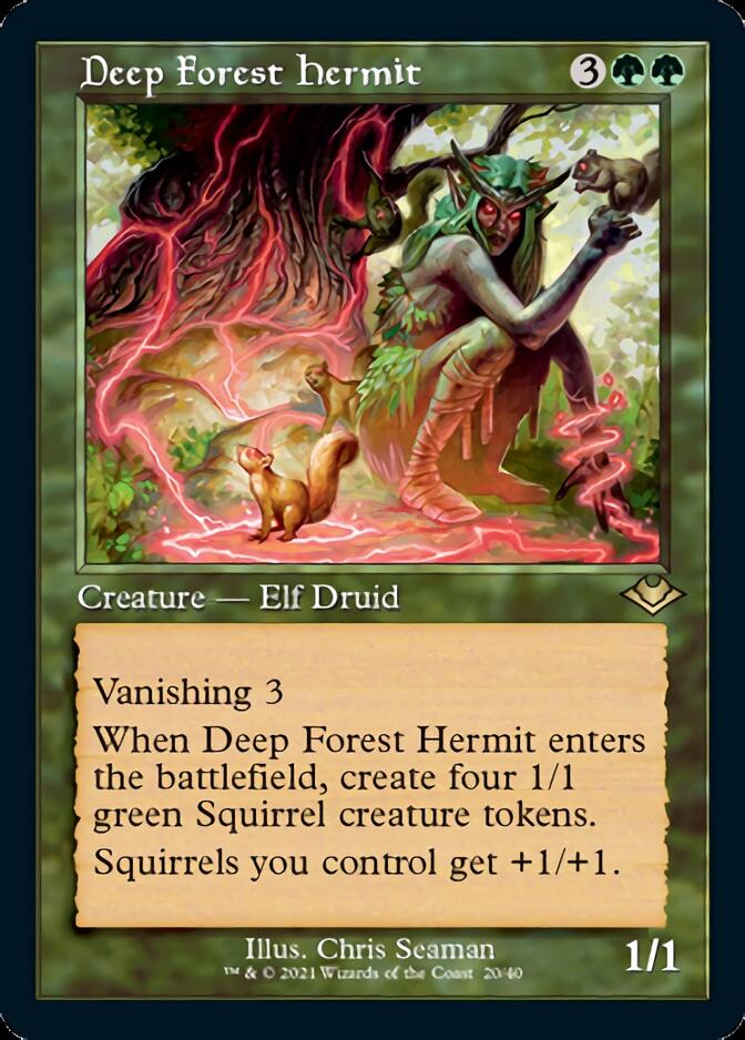 Deep Forest Hermit (Retro Foil Etched) [Modern Horizons] | Cracking-Singles