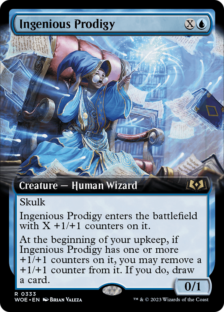 Ingenious Prodigy (Extended Art) [Wilds of Eldraine] | Cracking-Singles