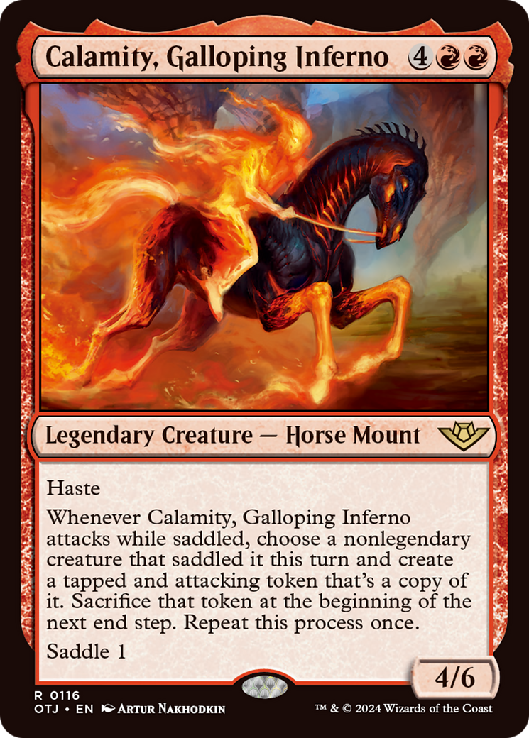 Calamity, Galloping Inferno [Outlaws of Thunder Junction] | Cracking-Singles