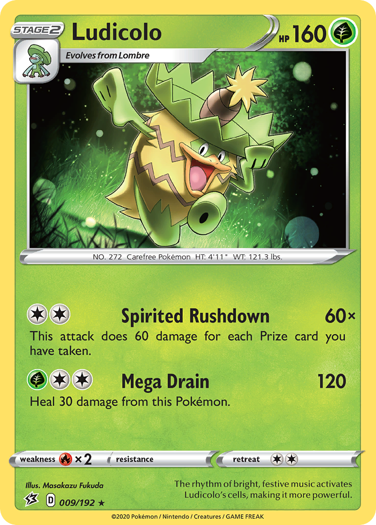 Ludicolo (009/192) [Sword & Shield: Rebel Clash] | Cracking-Singles