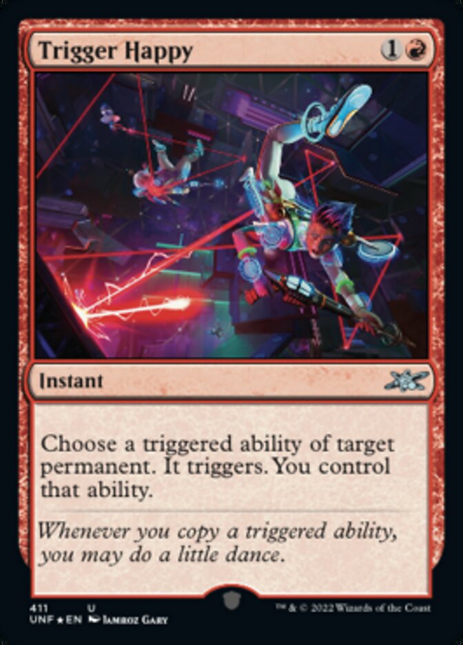 Trigger Happy (Galaxy Foil) [Unfinity] | Cracking-Singles