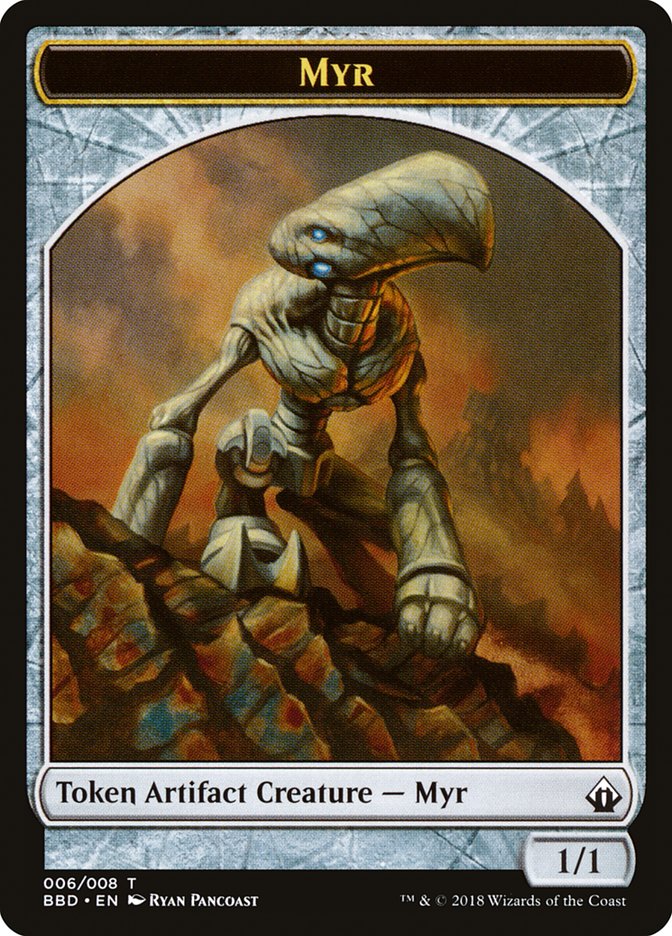 Myr Token [Battlebond Tokens] | Cracking-Singles