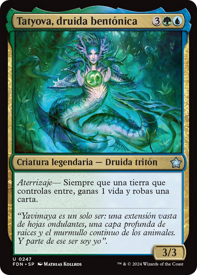 Tatyova, Benthic Druid [Foundations] | Cracking-Singles