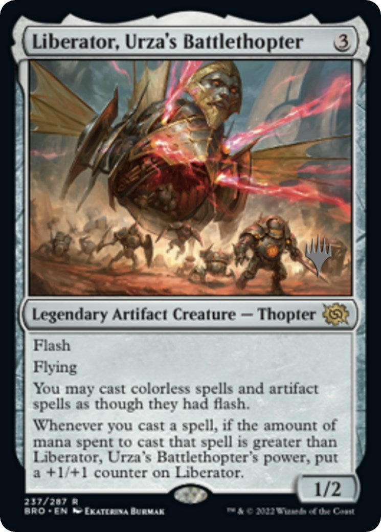 Liberator, Urza's Battlethopter (Promo Pack) [The Brothers' War Promos] | Cracking-Singles