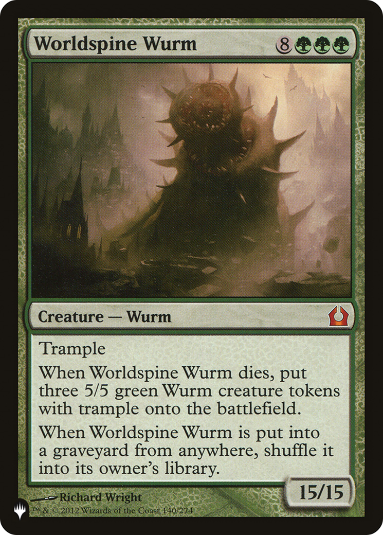 Worldspine Wurm [The List] | Cracking-Singles