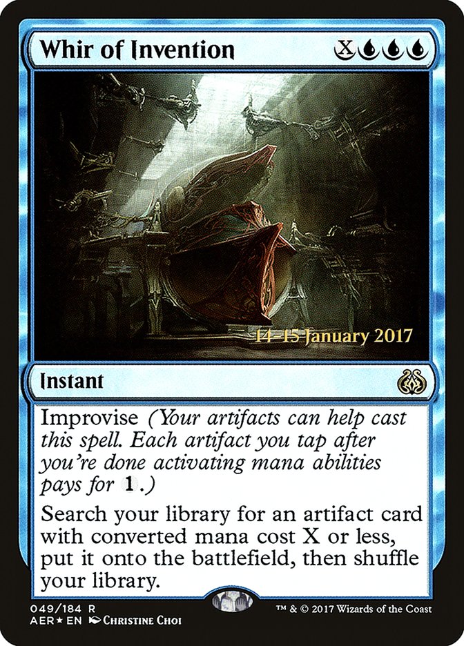 Whir of Invention [Aether Revolt Prerelease Promos] | Cracking-Singles