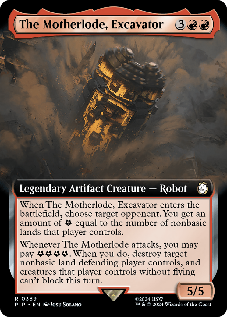 The Motherlode, Excavator (Extended Art) [Fallout] | Cracking-Singles