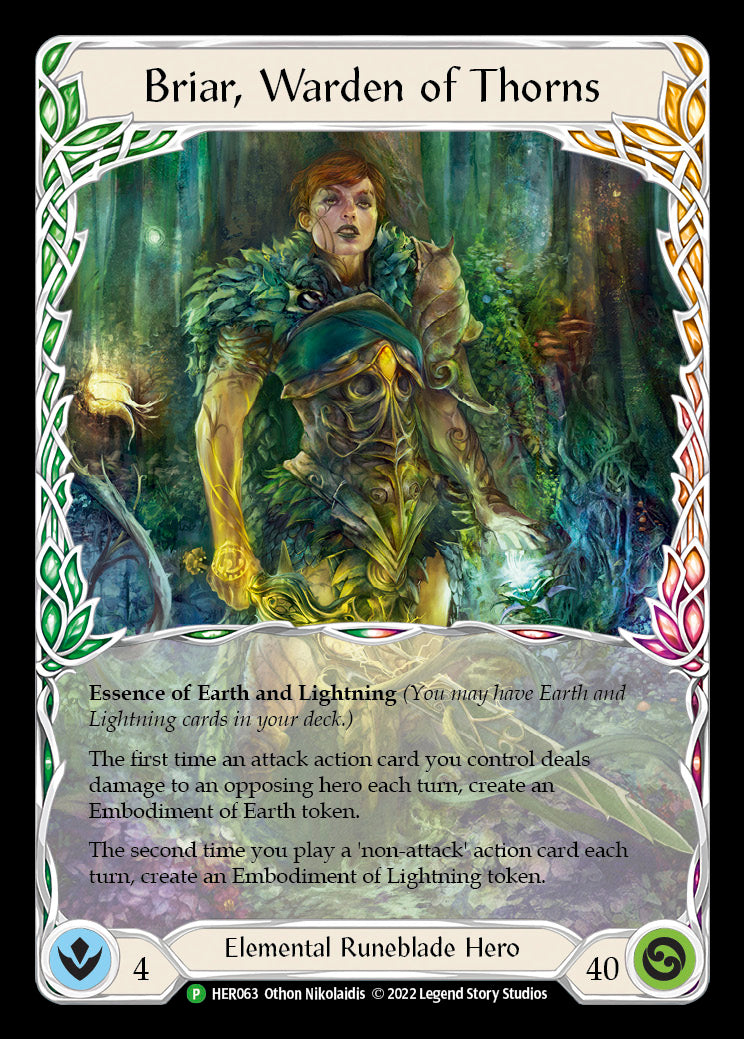 Briar, Warden of Thorns [HER063] (Promo)  Cold Foil | Cracking-Singles