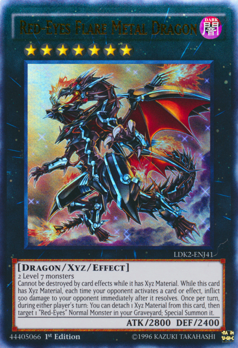 Red-Eyes Flare Metal Dragon [LDK2-ENJ41] Ultra Rare | Cracking-Singles