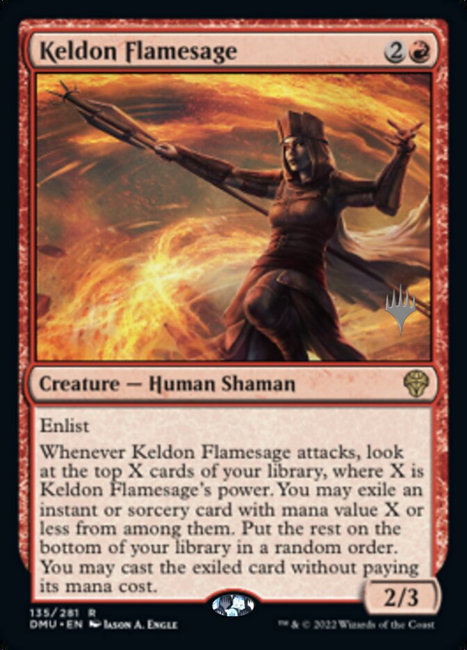 Keldon Flamesage (Promo Pack) [Dominaria United Promos] | Cracking-Singles