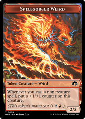 Eldrazi Spawn // Spellgorger Weird Double-Sided Token [Modern Horizons 3 Tokens] | Cracking-Singles