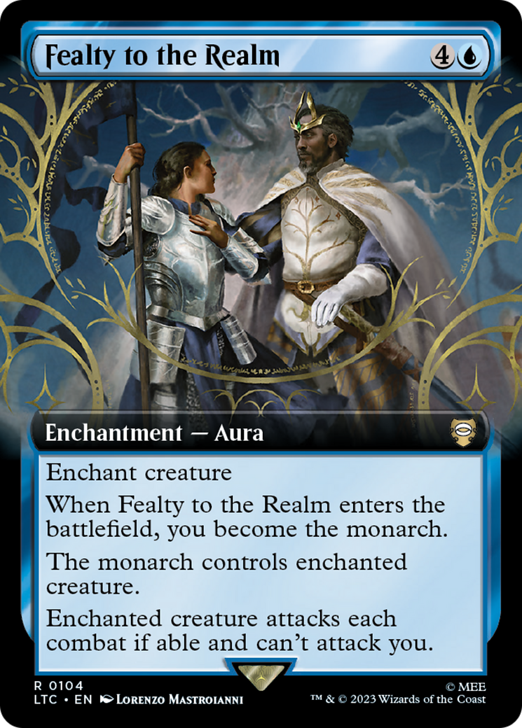 Fealty to the Realm (Extended Art) [The Lord of the Rings: Tales of Middle-Earth Commander] | Cracking-Singles