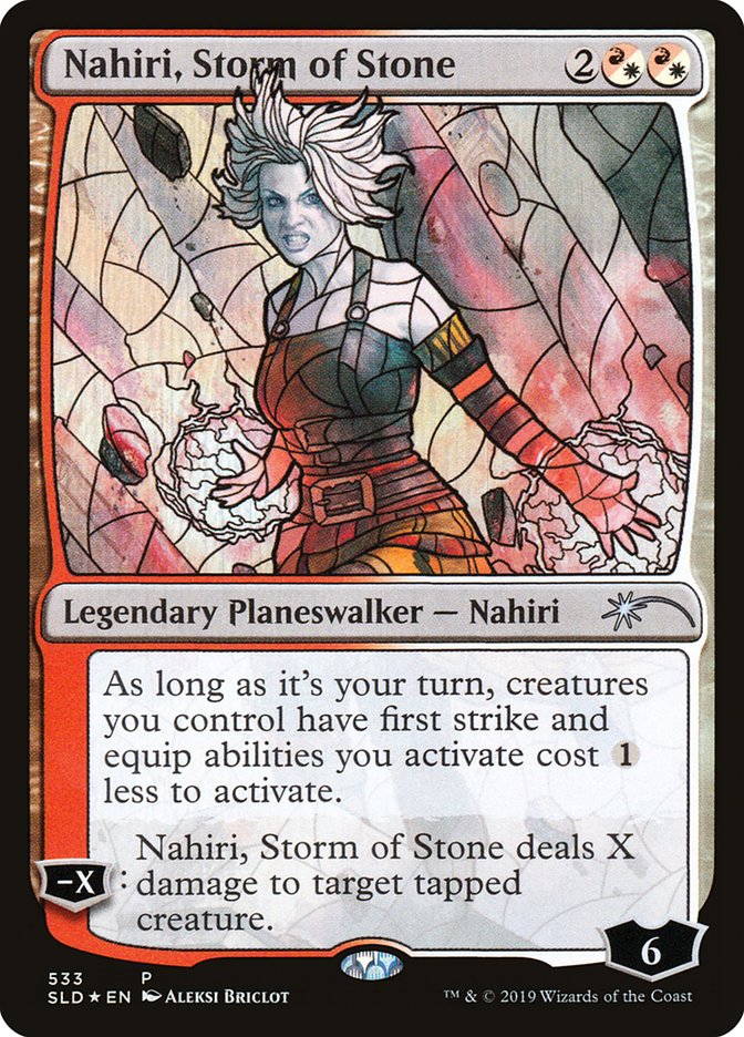 Nahiri, Storm of Stone (Stained Glass) [Secret Lair Drop Promos] | Cracking-Singles