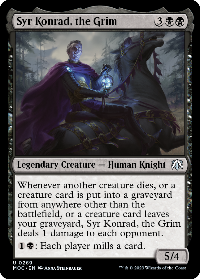 Syr Konrad, the Grim [March of the Machine Commander] | Cracking-Singles