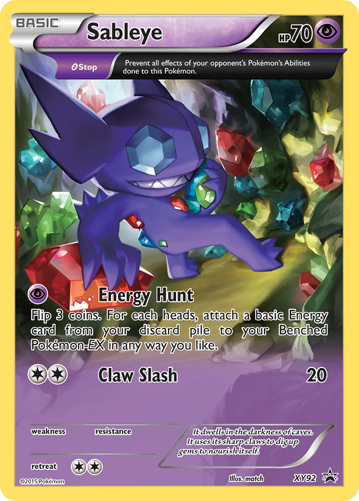 Sableye (XY92) [XY: Black Star Promos] | Cracking-Singles