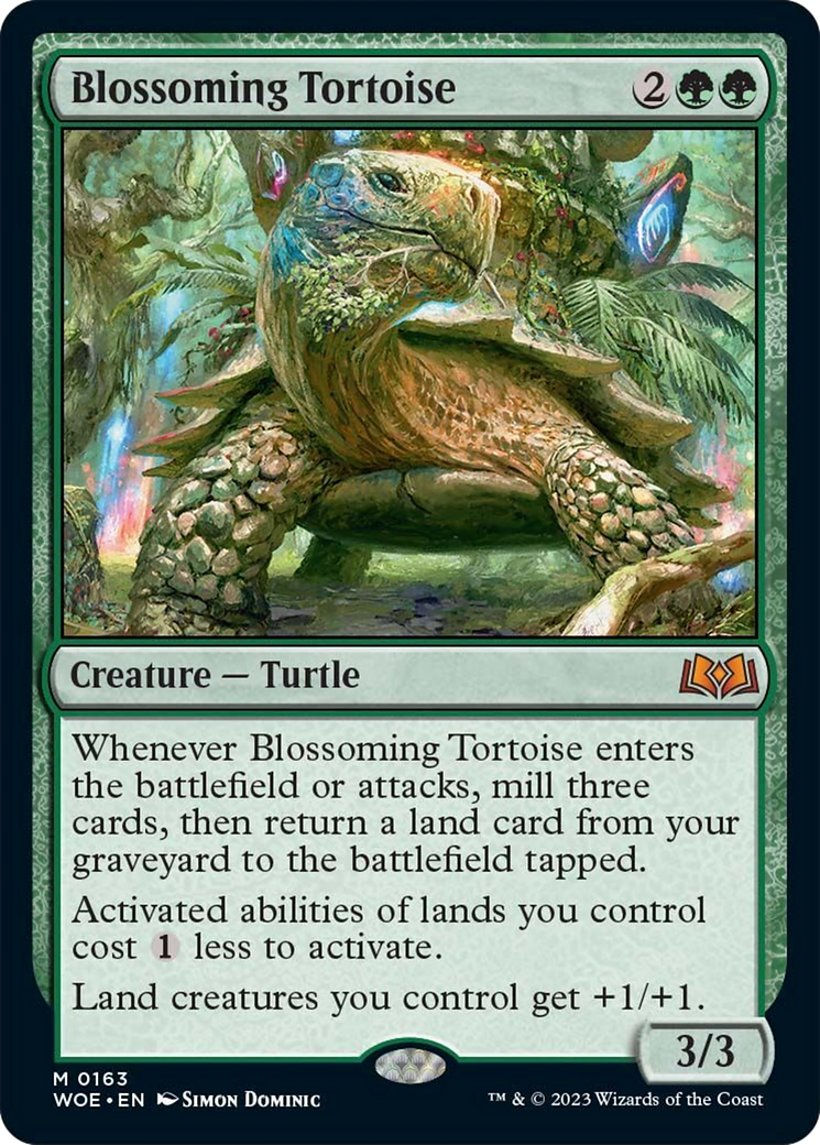 Blossoming Tortoise [Wilds of Eldraine] | Cracking-Singles