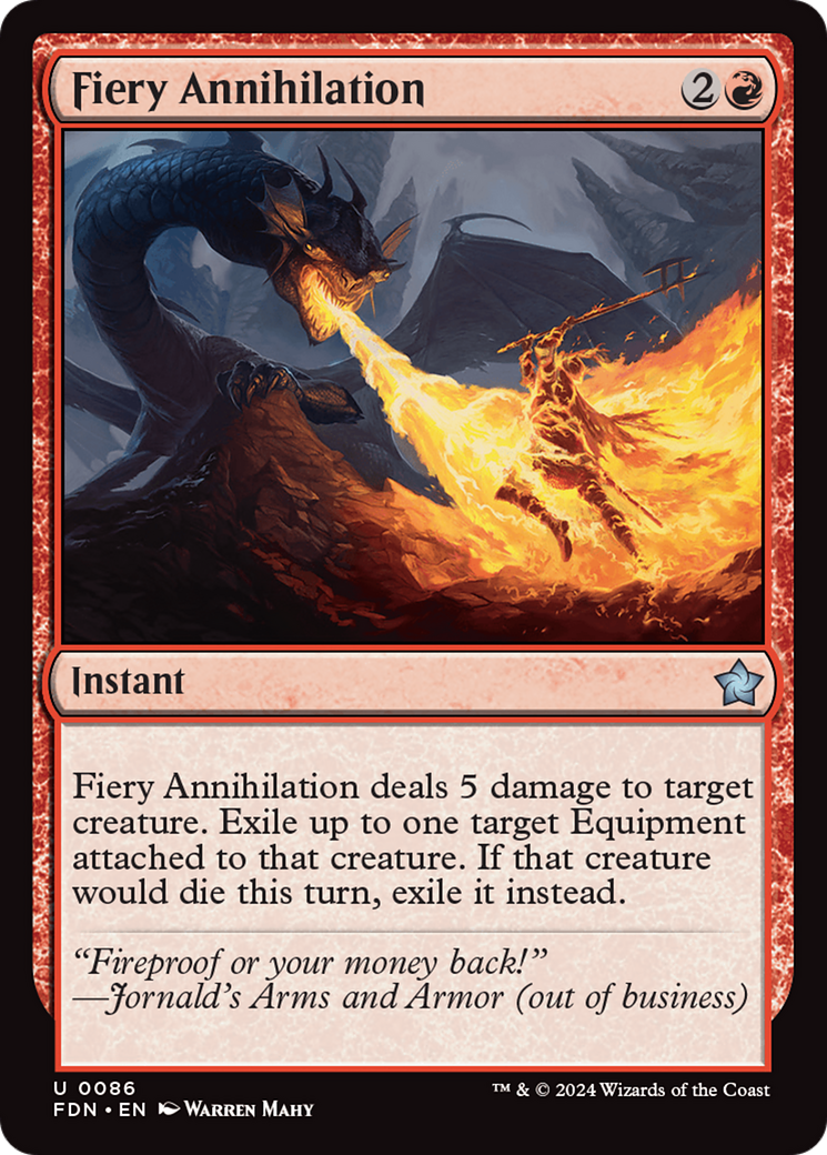 Fiery Annihilation [Foundations] | Cracking-Singles