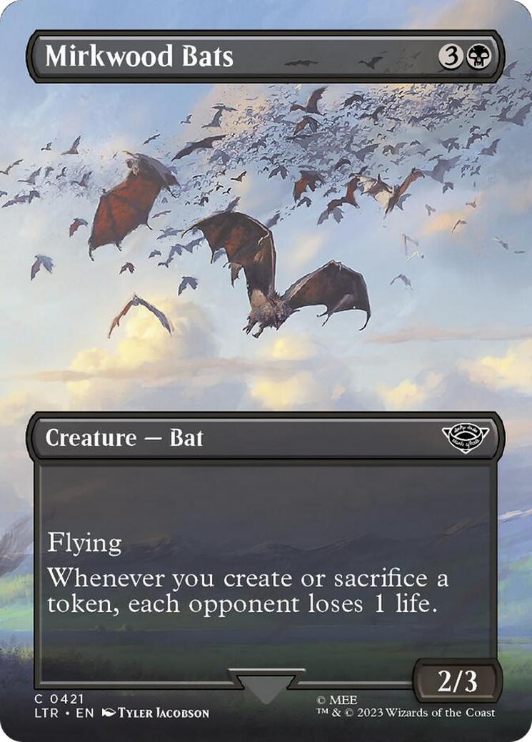 Mirkwood Bats (Borderless Alternate Art) [The Lord of the Rings: Tales of Middle-Earth] | Cracking-Singles