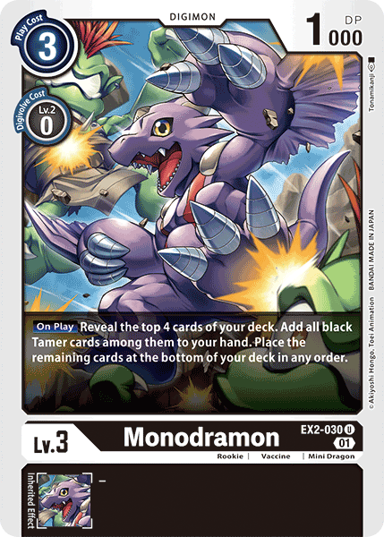 Monodramon [EX2-030] [Digital Hazard] | Cracking-Singles