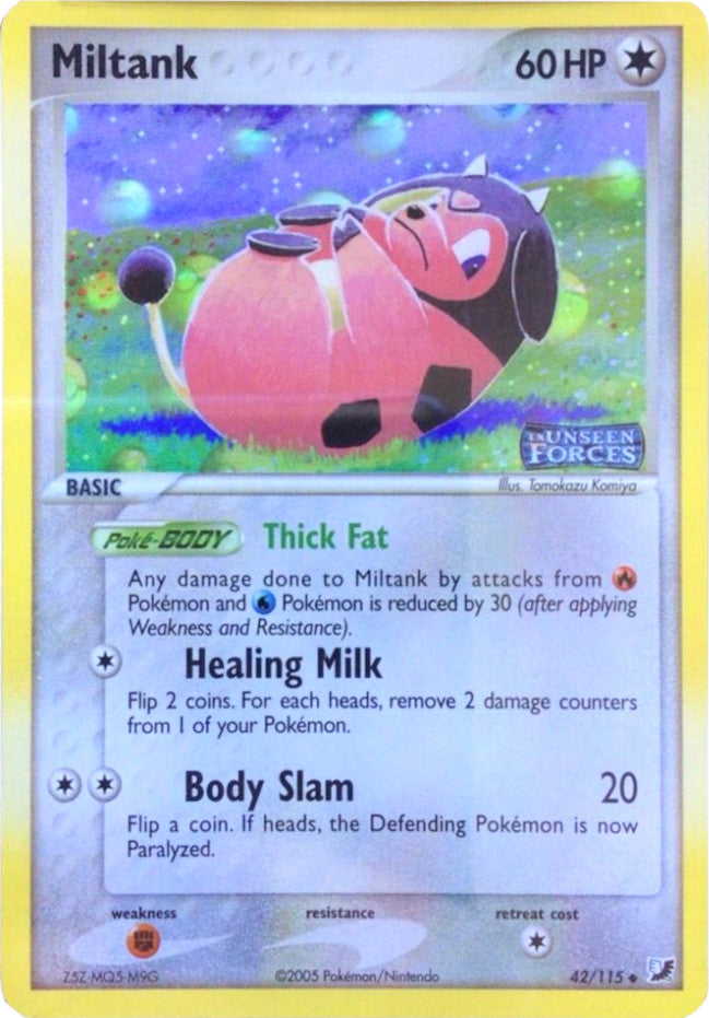 Miltank (42/115) (Stamped) [EX: Unseen Forces] | Cracking-Singles