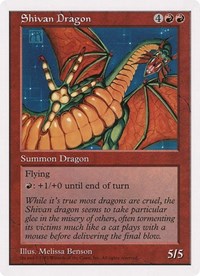 Shivan Dragon (Oversized) [Oversize Cards] | Cracking-Singles