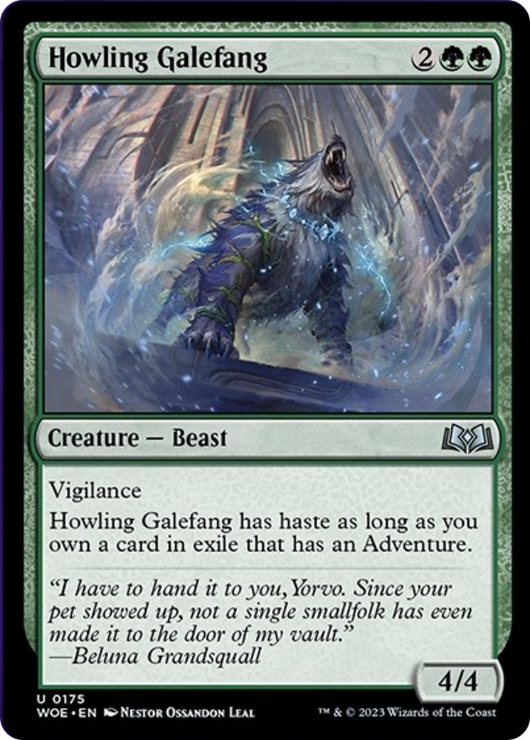 Howling Galefang [Wilds of Eldraine] | Cracking-Singles