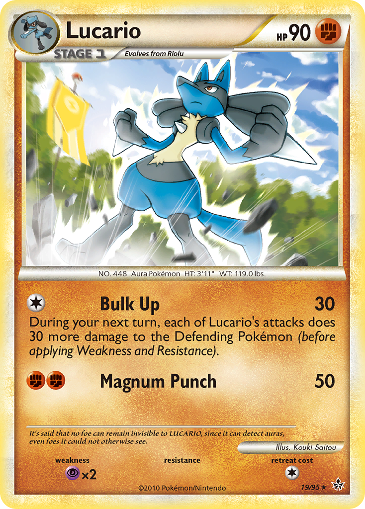 Lucario (19/95) [HeartGold & SoulSilver: Unleashed] | Cracking-Singles