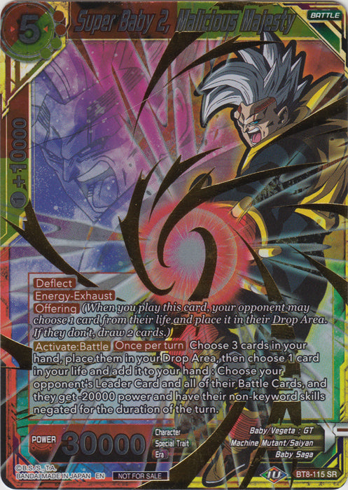 Super Baby 2, Malicious Majesty (Event Pack 05) (BT8-115) [Promotion Cards] | Cracking-Singles