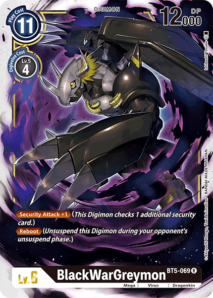 BlackWarGreymon [BT5-069] [Battle of Omni] | Cracking-Singles