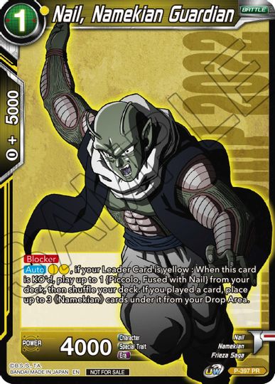 Nail, Namekian Guardian (P-397) [Promotion Cards] | Cracking-Singles