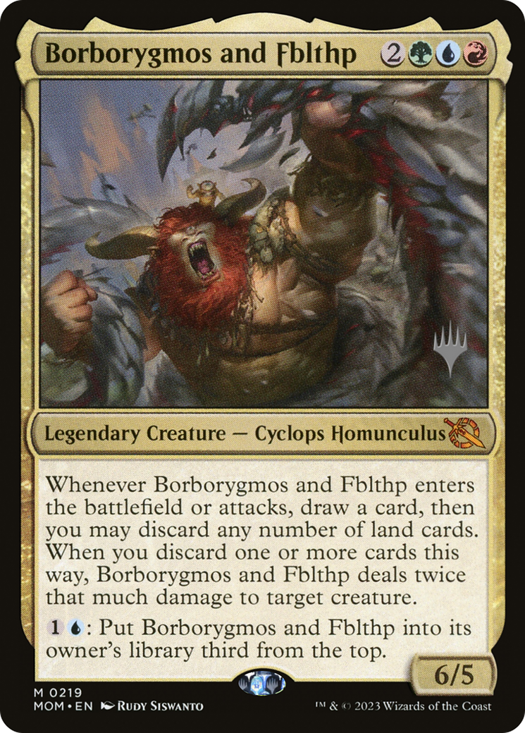 Borborygmos and Fblthp (Promo Pack) [March of the Machine Promos] | Cracking-Singles