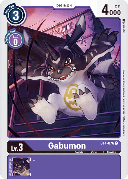 Gabumon [BT4-076] [Great Legend] | Cracking-Singles